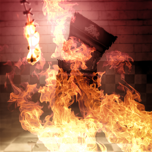 Die In a Fire Cover Art Blurred Background