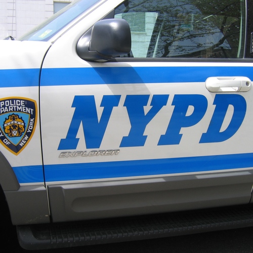 NYPD Siren Cover Art Blurred Background