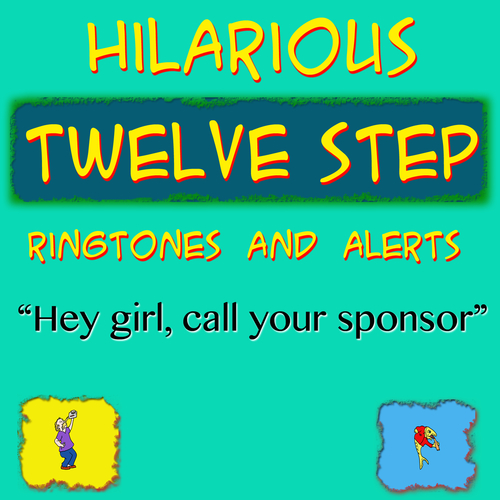 Hey Girl, Call Your Sponsor Cover Art Blurred Background