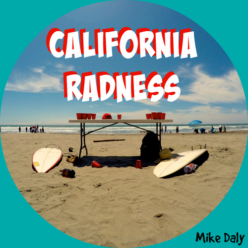 California Radness Cover Art Blurred Background