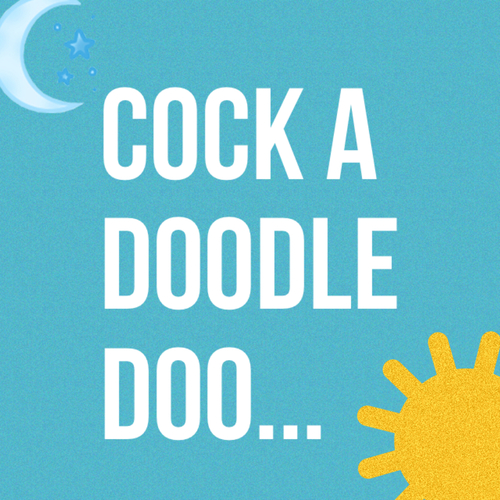 Cock a Doodle Doo Cover Art Blurred Background