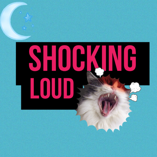 Shocking Loud Cover Art Blurred Background