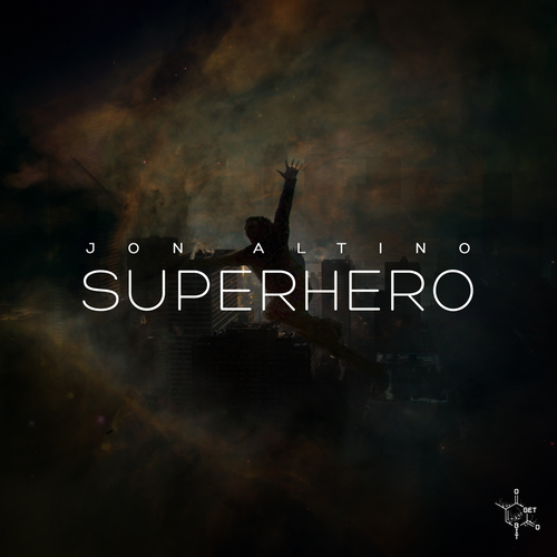 Superhero Cover Art Blurred Background