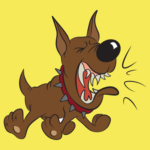 Dogs Barking Cover Art Blurred Background