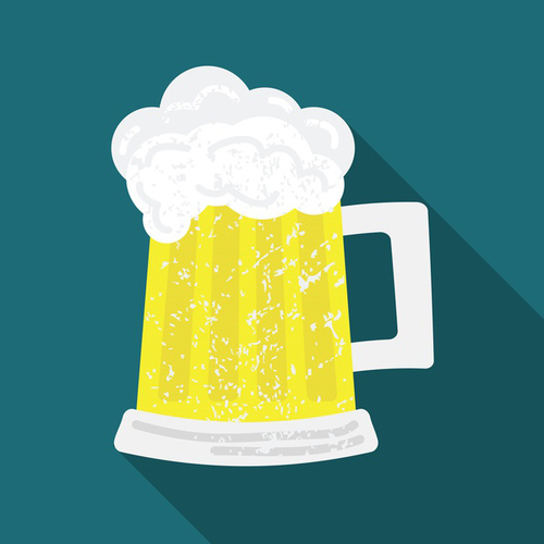 Beer Can Opening Cover Art Blurred Background