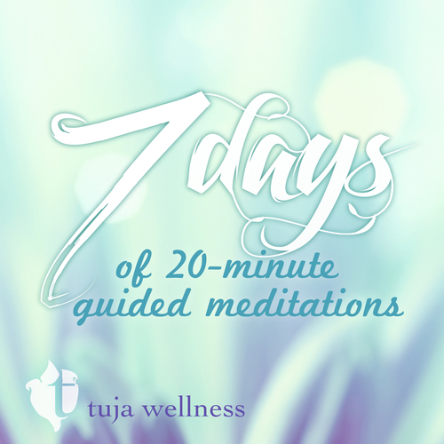 7 Days of 20-Minute Guided Meditations Cover Art Blurred Background