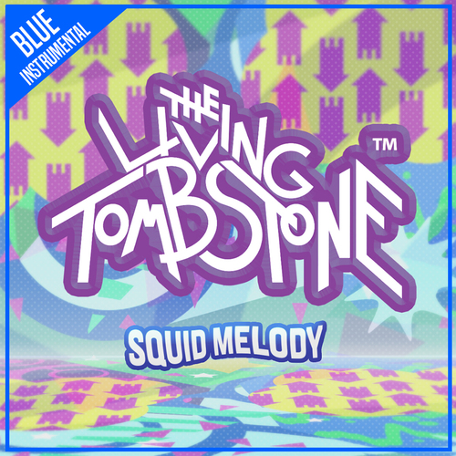 Squid Melody (Blue Version) [Instrumental] Cover Art Blurred Background