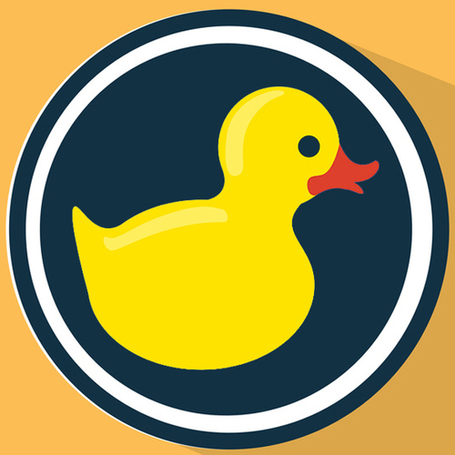 Rubber Duck Cover Art Blurred Background