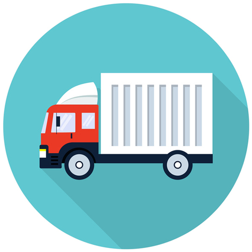 Truck Reversing Beep Backup Alarm Cover Art Blurred Background