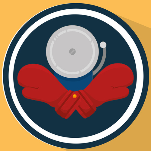 Boxing Bell Cover Art Blurred Background