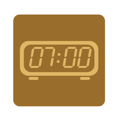 Super Annoying Alarm Clock (Digital) Cover Art Blurred Background