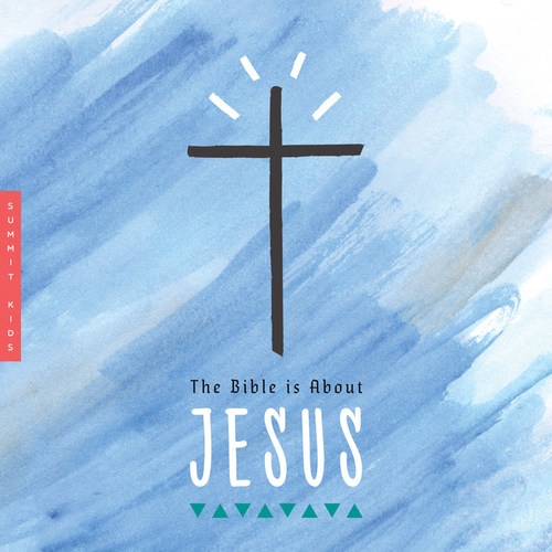The Bible Is About Jesus Cover Art Blurred Background