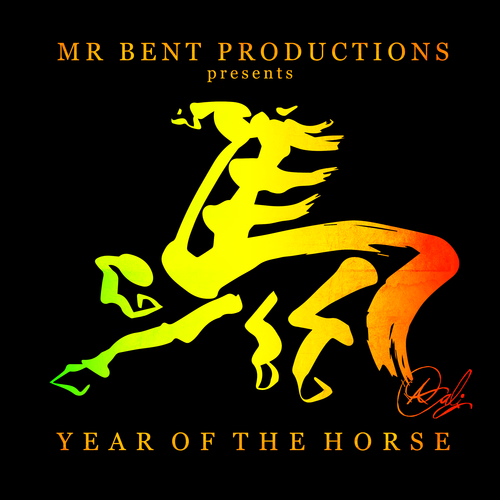 Mr. Bent Productions Presents Year of the Horse Cover Art Blurred Background