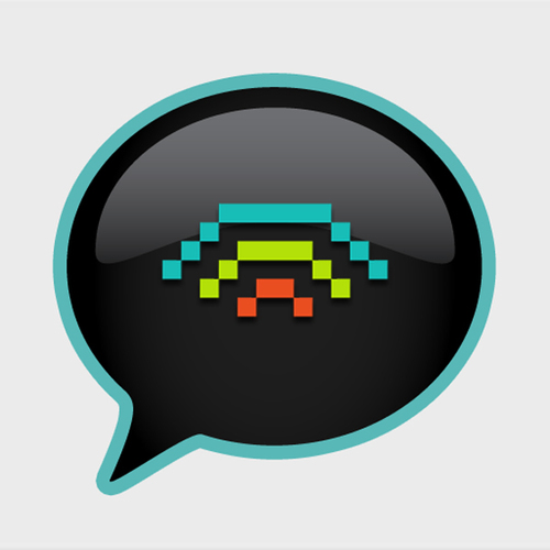 Text Digital Hi Tech SMS Blip Cover Art Blurred Background