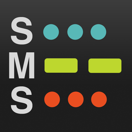 S-M-S Melodic Morse Code Tone Cover Art Blurred Background