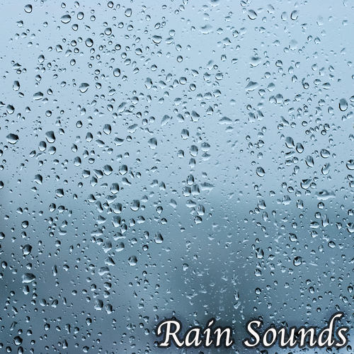 Soothing Rain Sounds Cover Art Blurred Background