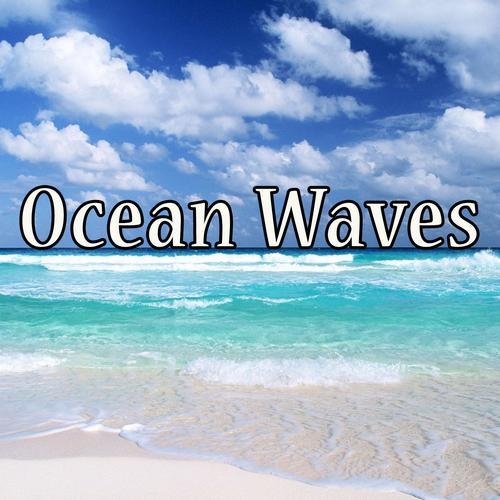 Soothing Ocean Waves Cover Art Blurred Background