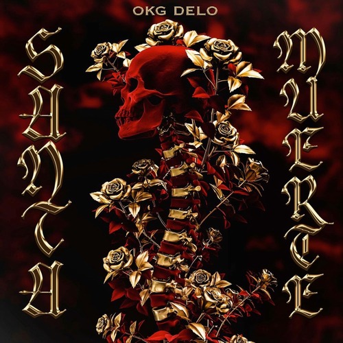 Santa Muerte Cover Art Blurred Background