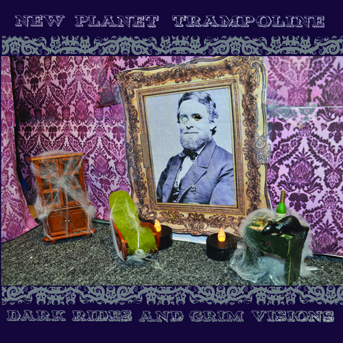 Dark Rides and Grim Visions Cover Art Blurred Background