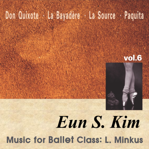 Music for Ballet Class, Vol. 6 (Minkus) Cover Art Blurred Background
