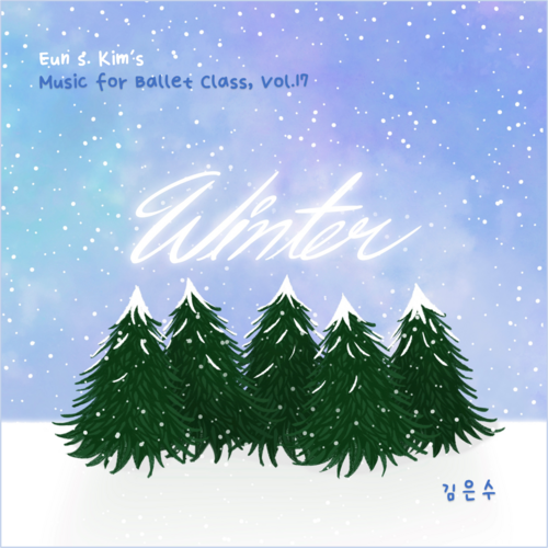 Music for Ballet Class, Vol. 17 (Winter) Cover Art Blurred Background
