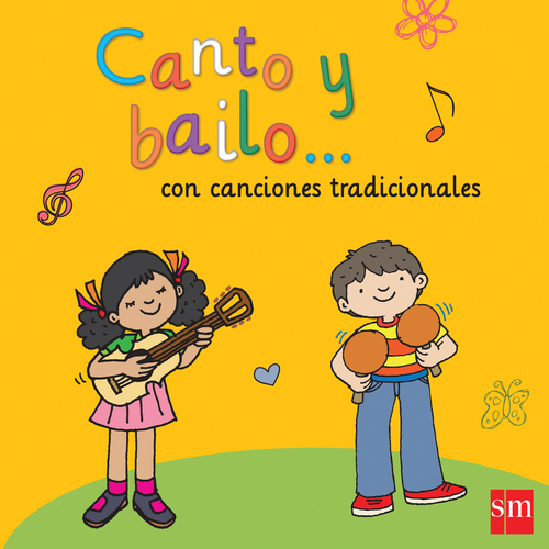 Canto y bailo... con canciones tradicionales Cover Art Blurred Background