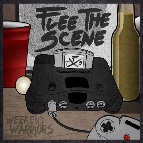 Weekend Warriors Cover Art Blurred Background