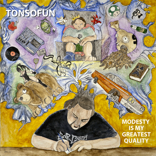 Modesty Is My Greatest Quality Cover Art Blurred Background