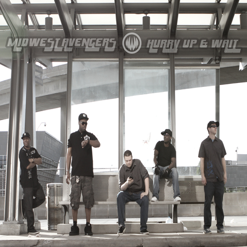 Hurry Up & Wait Cover Art Blurred Background