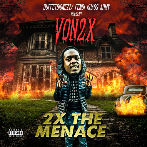 2x the Menace Cover Art Blurred Background