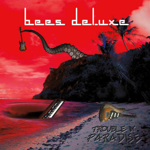 Trouble in Paradise Cover Art Blurred Background