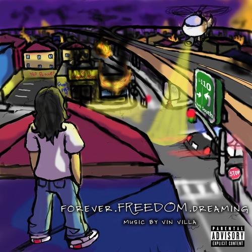 Forever.Freedom.Dreaming Cover Art Blurred Background