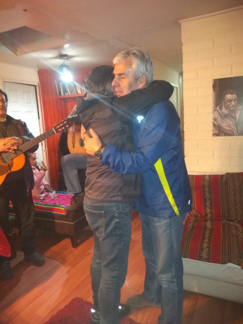 Sociedad de Varones visita a Hno. Gustavo Contreras