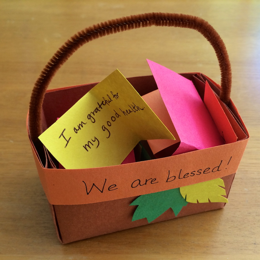 Arts And Crafts Basket Of Blessings Catholic Teacher Resources