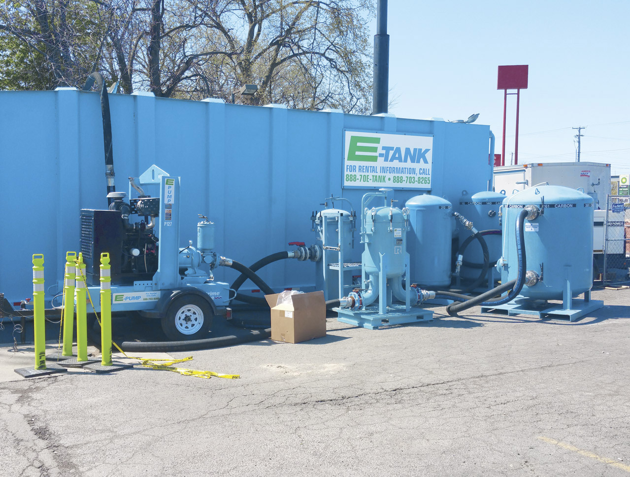 Gas Station Replaces Underground Storage Tanks ETank