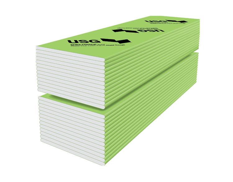 1 in 10 ft x 2 ft Green Glass Mat Shaft Wall Liner USG