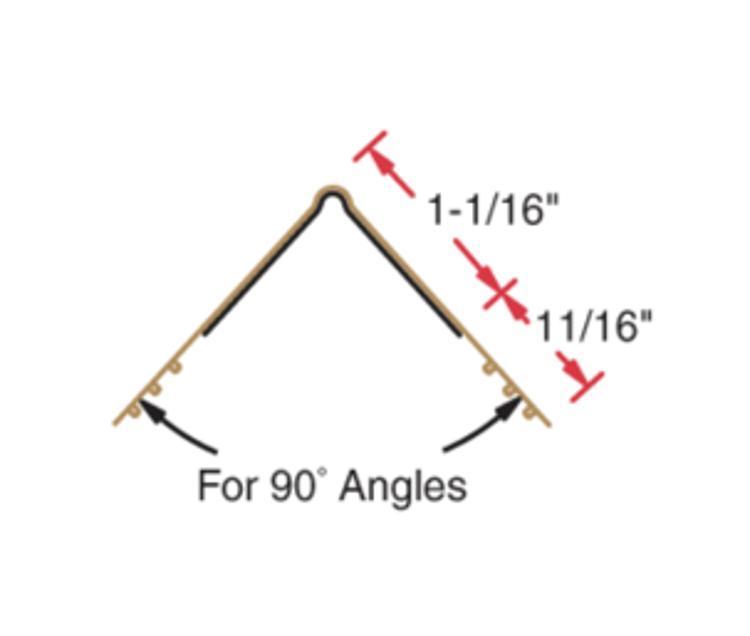 9 ft Phillips kwikSTIK P1 Super Wide TapeOn Paper Faced Metal Corner