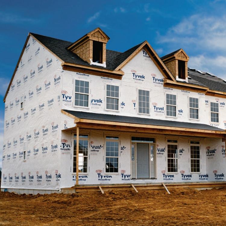 9 ft x 150 ft DuPont Tyvek HomeWrap at Capitol Building