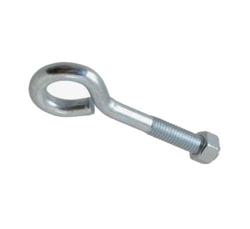 2 in x 1/4-20 Zinc Plated Turned Eye Bolt w/ Nut