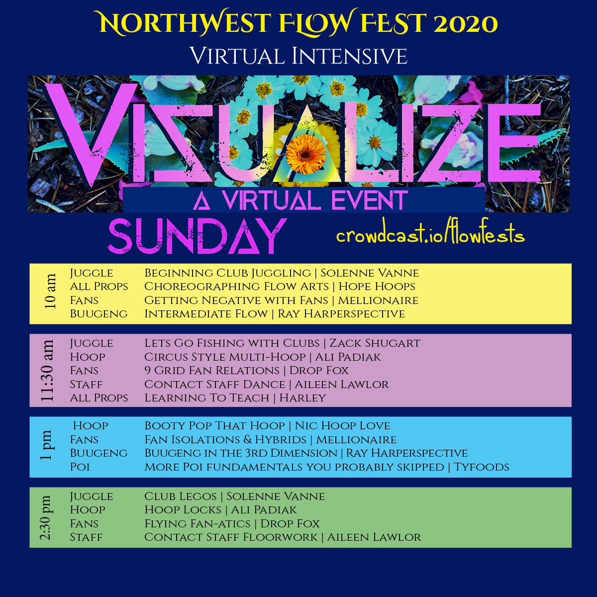 Northwest Flow Fest Virtual Intensive Day 2 Crowdcast