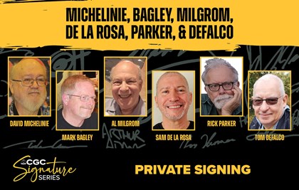 Private Signing: Mark Bagley, Al Milgrom, Sam de la Rosa, Rick Parker, Tom DeFalco and David Michelinie