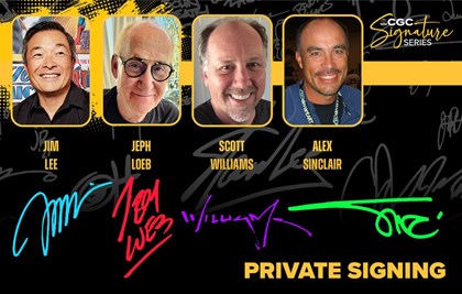 Private Signing: Jim Lee, Jeph Loeb, Scott Williams, and Alex Sinclair