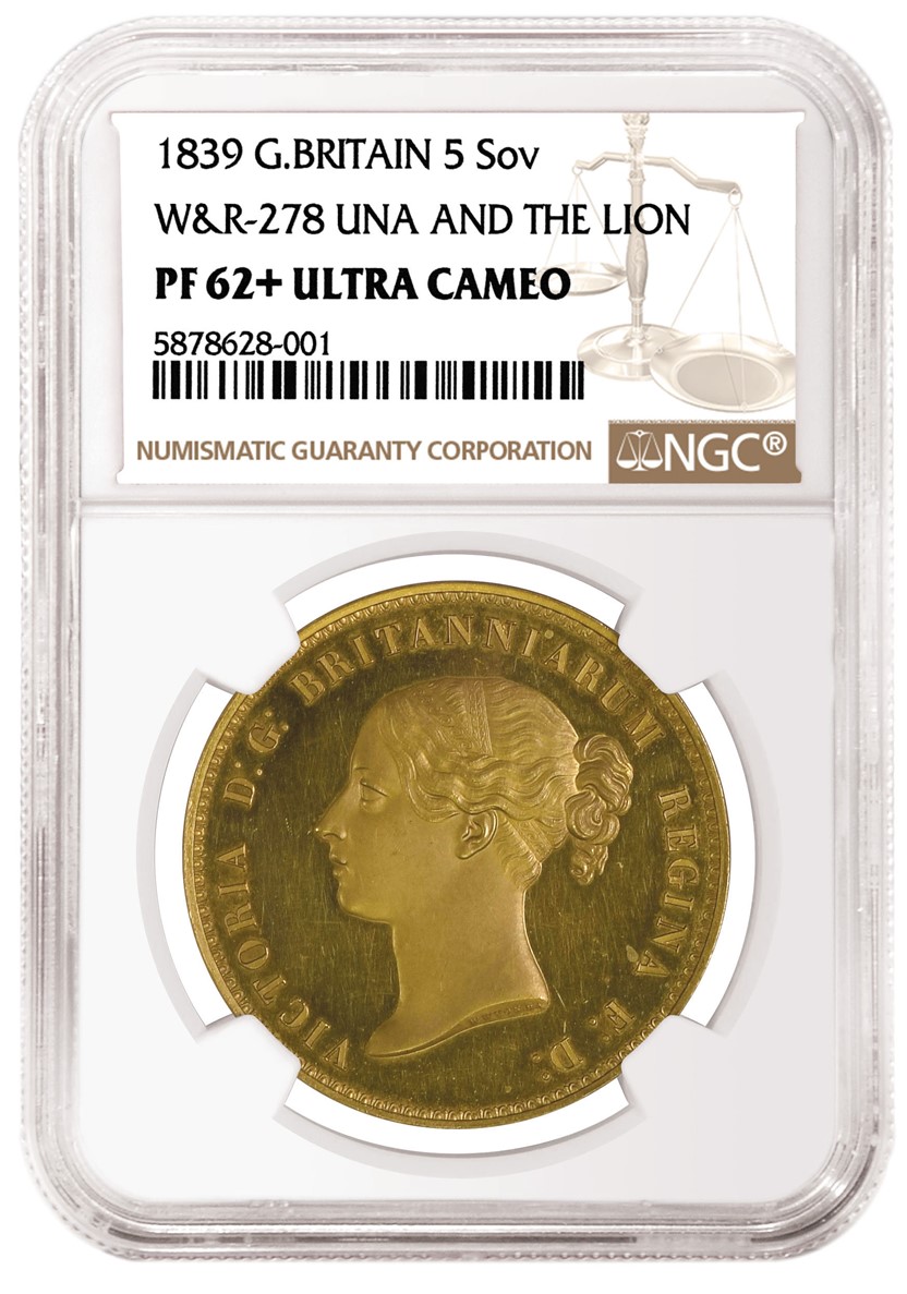 NGC-certified 'Una and the Lion' 15-piece Set Realizes $468,000 at