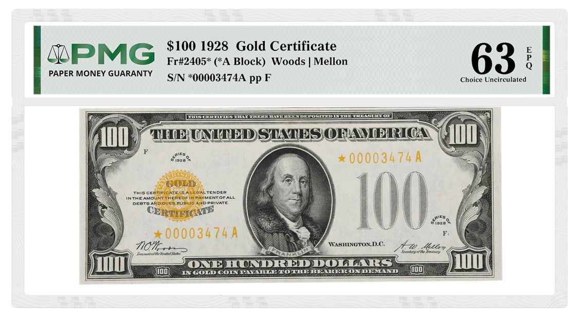 Stack Pmg PMG-certified US Gold Certificates Offered in Stack's Bowers Sale | PMG