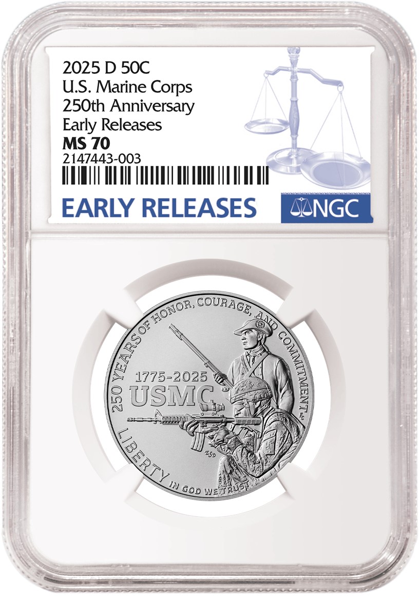 NGC Designations and Labels for the 2025 US Marine Corps 250th