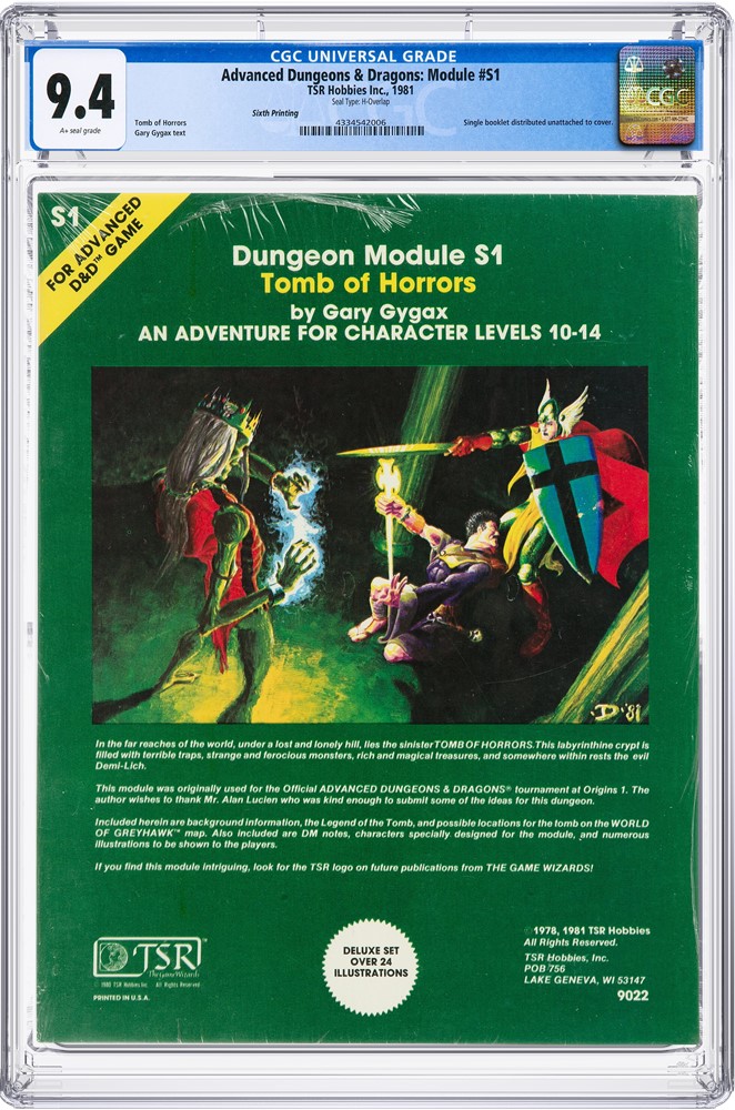 CGC-certified Dungeons & Dragons RPG Guides Offered by Heritage ...