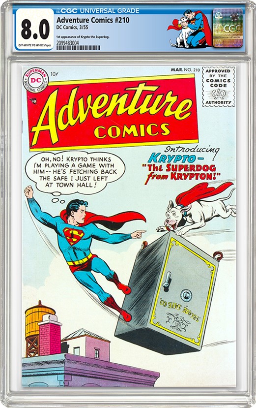 CGC Unleashes Custom DC Krypto the Superdog Label | CGC