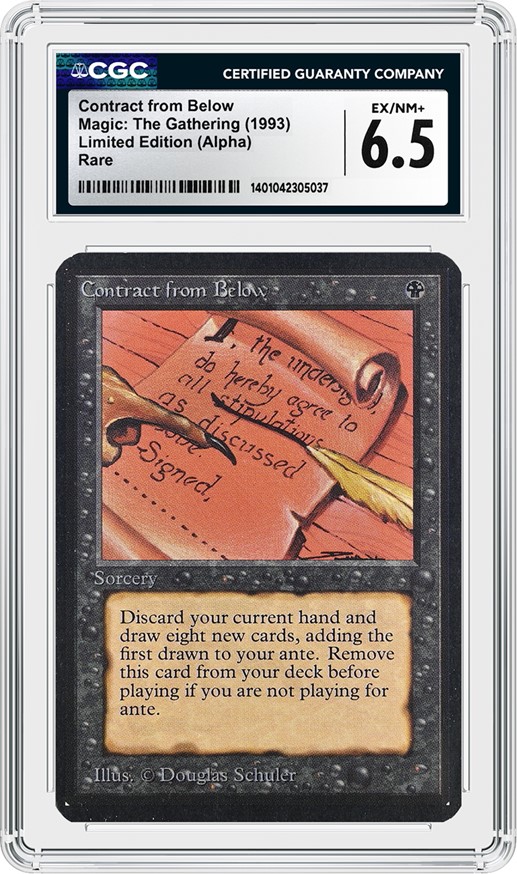 ante cards mtg CGC Featured Card of the Month: Contract from Below