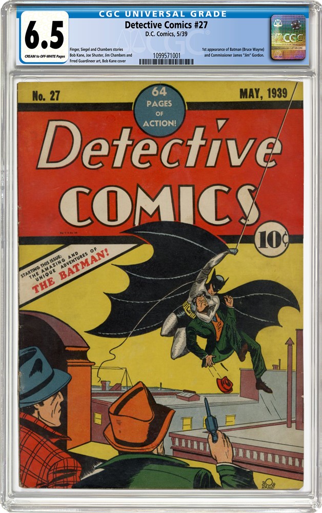 CGC-graded Detective Comics #27 Sells for Record Price of $1.82