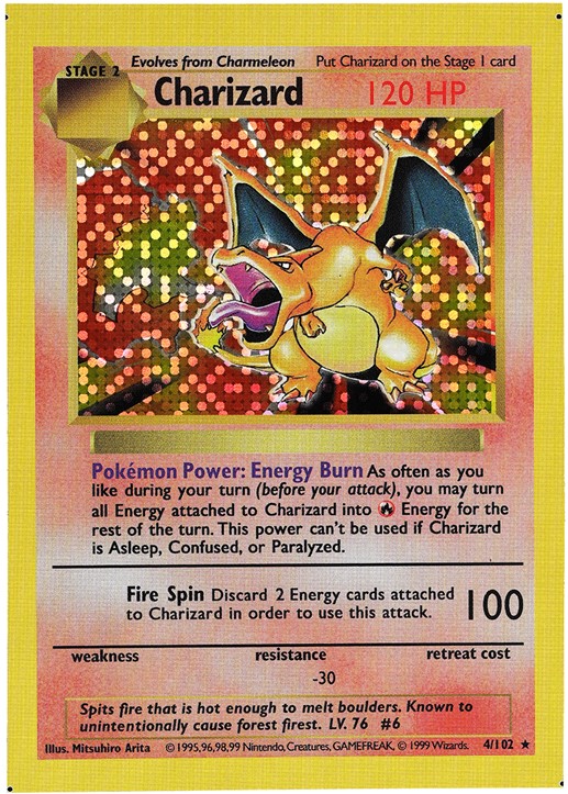 Counterfeit Card Alert: "Disco" Holo Test Print Charizard | CGC